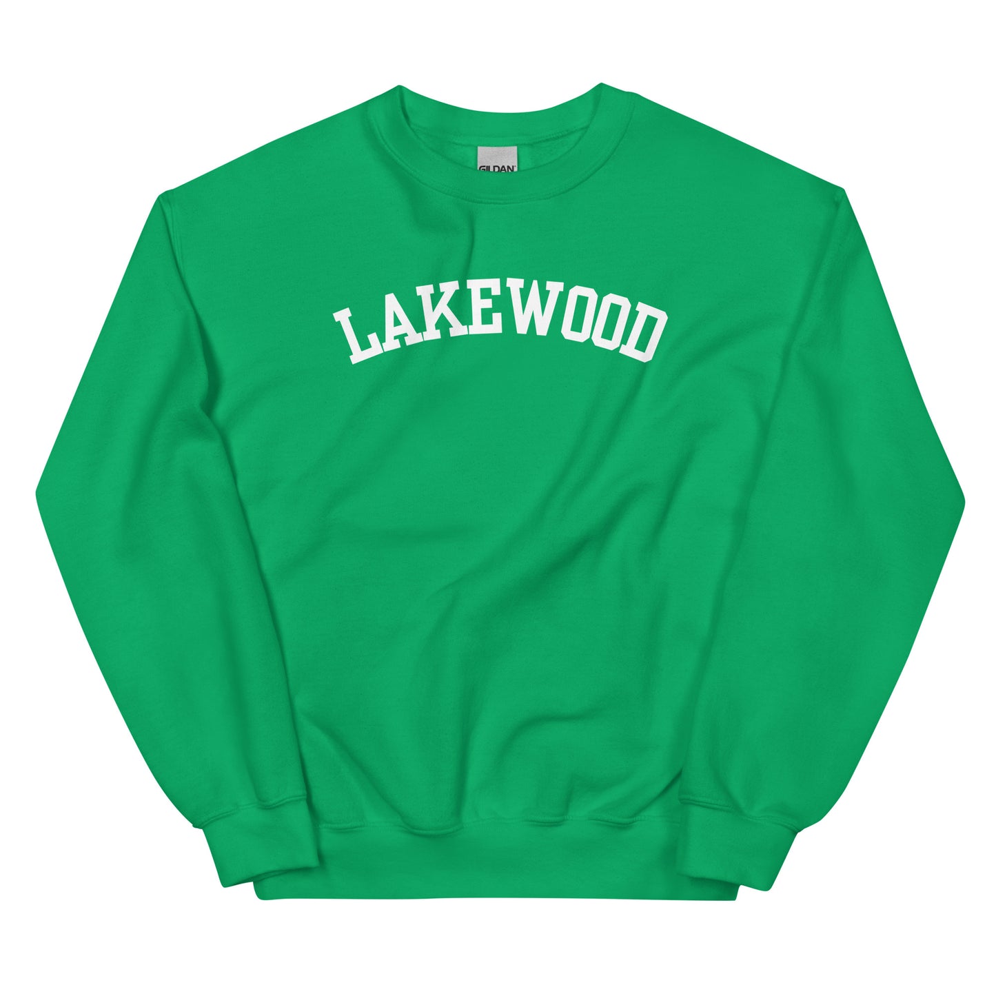 Lakewood Ohio Block Solo Crewneck Unisex Sweatshirt