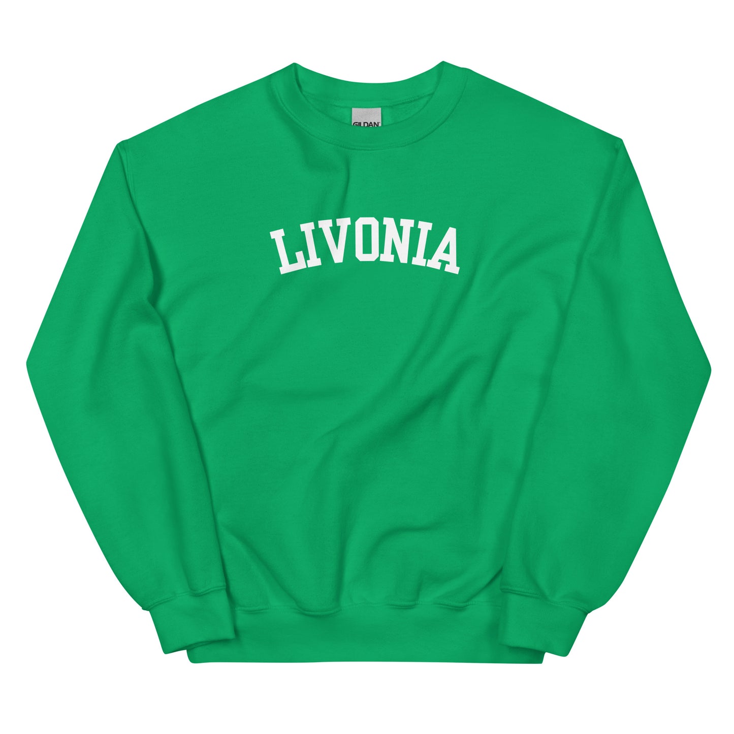 Livonia Michigan Block Solo Crewneck Unisex Sweatshirt