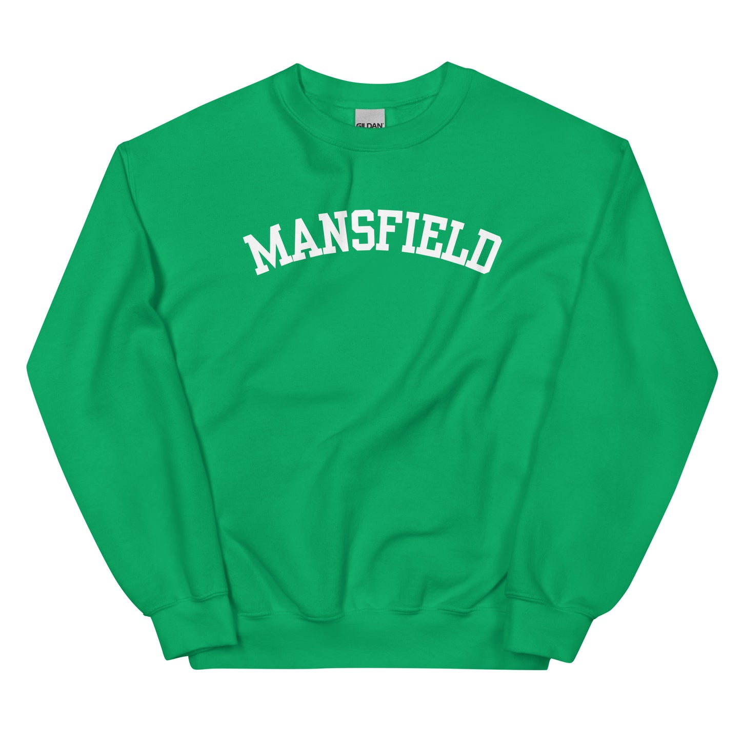 Mansfield Ohio Block Solo Crewneck Unisex Sweatshirt