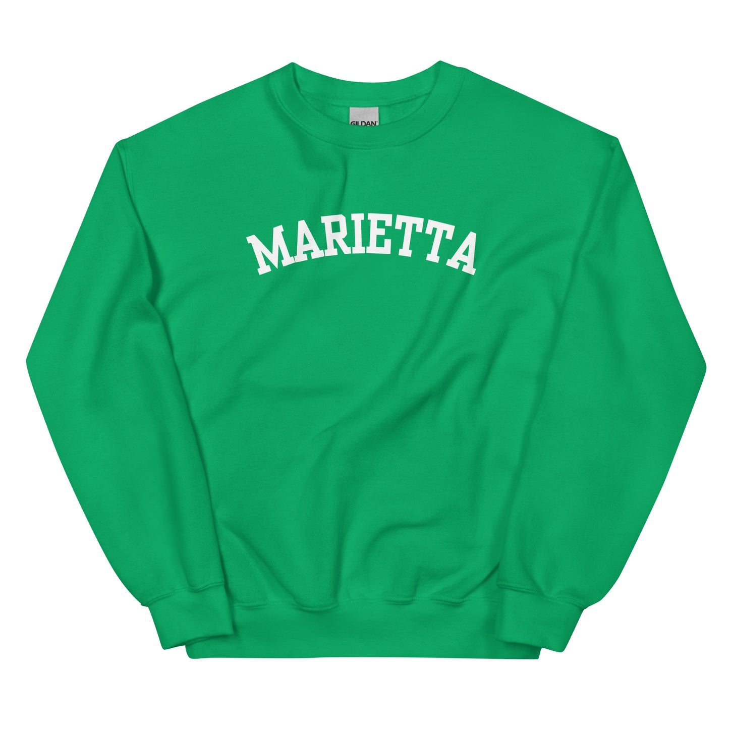 Marietta Ohio Block Solo Crewneck Unisex Sweatshirt