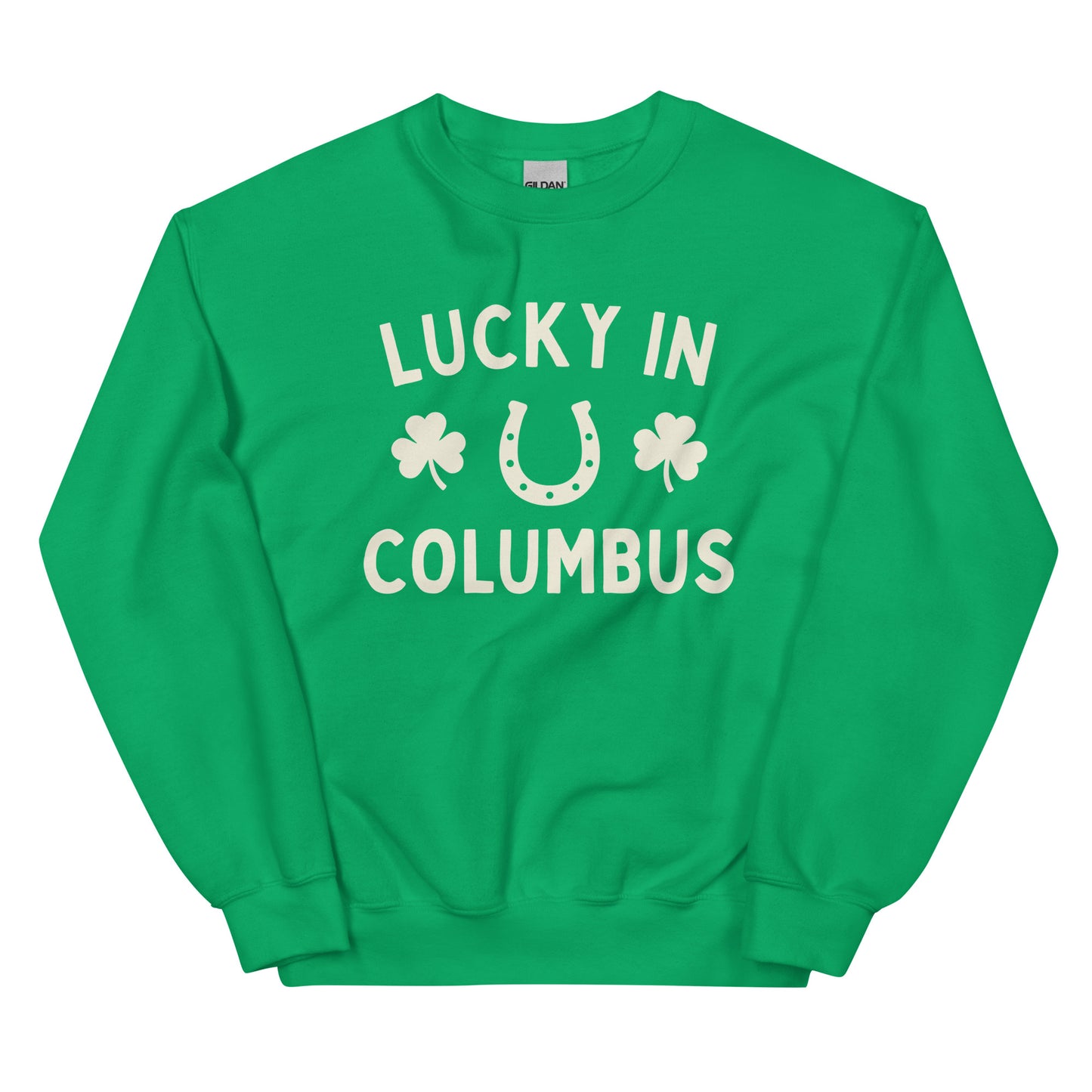 Columbus, Ohio St. Patrick's Day - Lucky In - Crewneck Unisex Sweatshirt