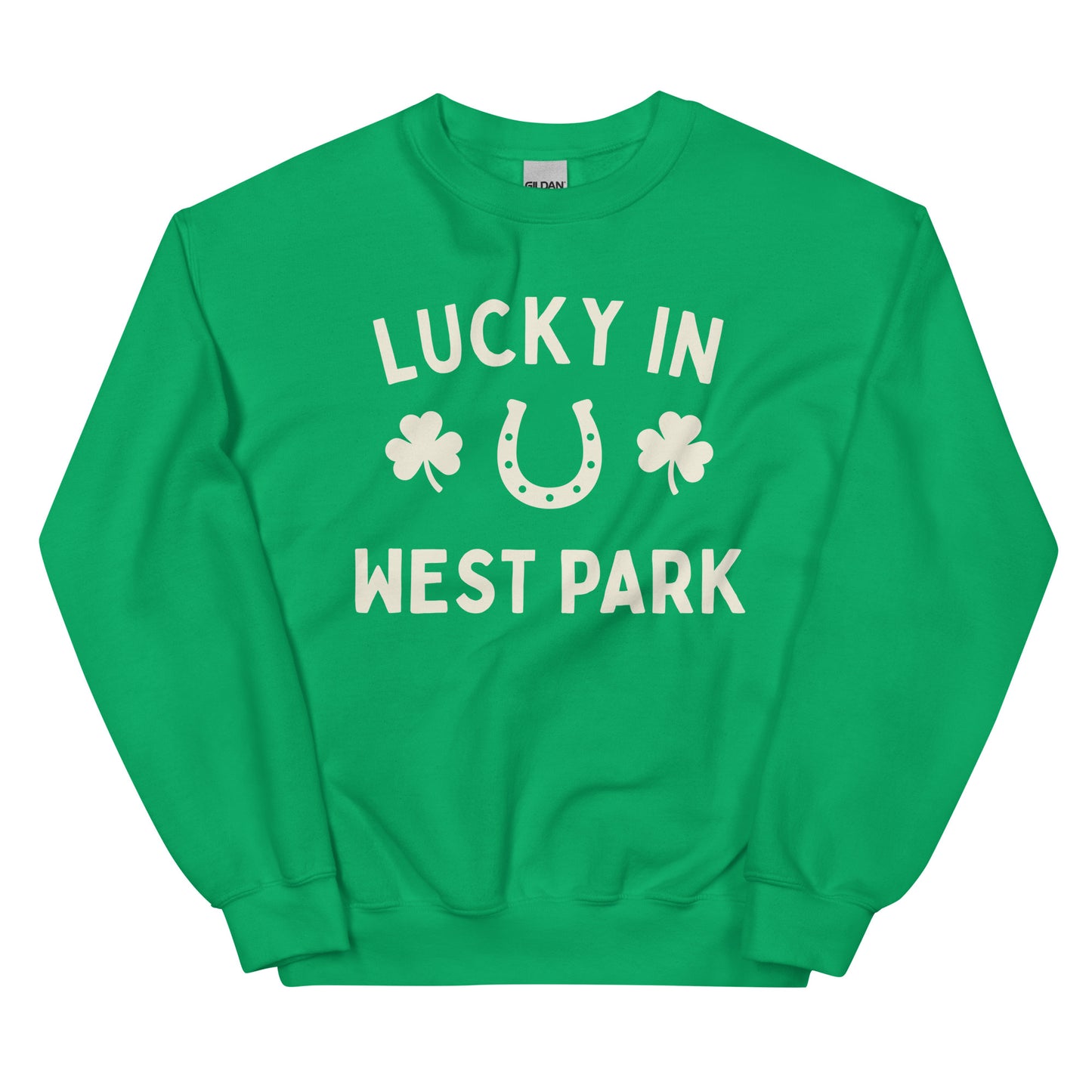 West Park, Ohio St. Patrick's Day - Lucky In - Crewneck Unisex Sweatshirt Unisex Sweatshirt