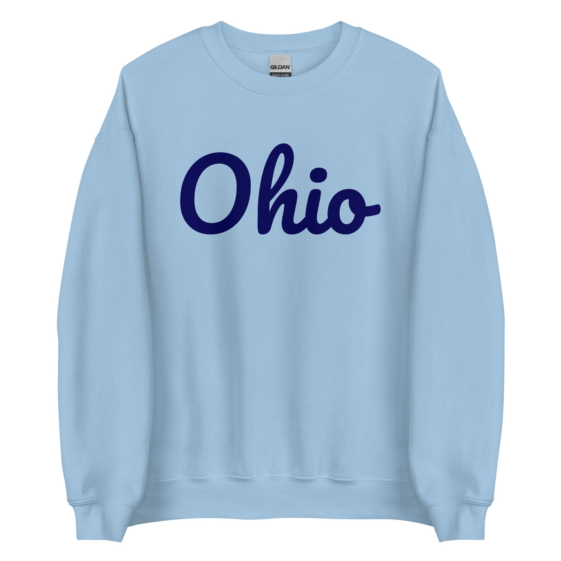 State of Ohio Navy Blue Solo Script Unisex Sweatshirt
