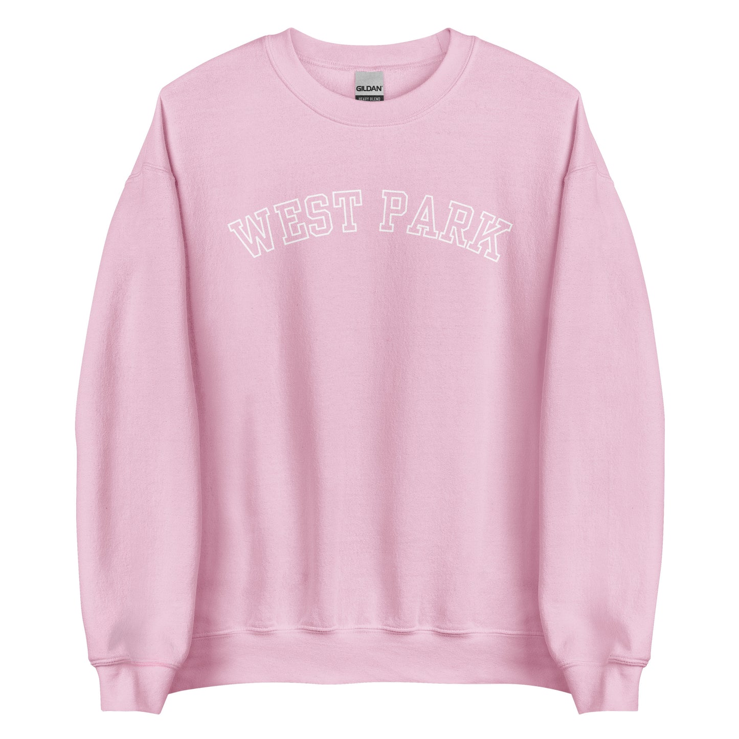 West Park Ohio Block Outline Crewneck Unisex Sweatshirt