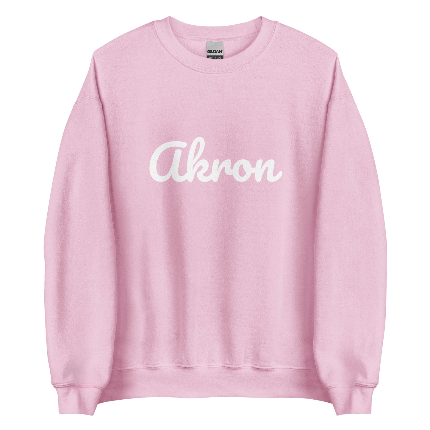 Akron Ohio Solo Script Crewneck Unisex Sweatshirt