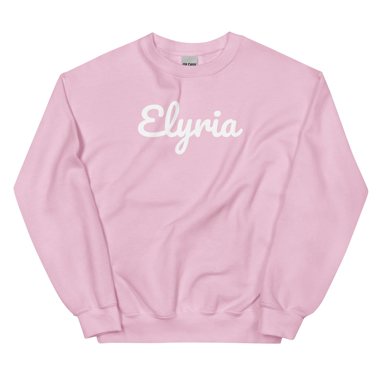 Elyria Ohio Solo Script Crewneck Unisex Sweatshirt