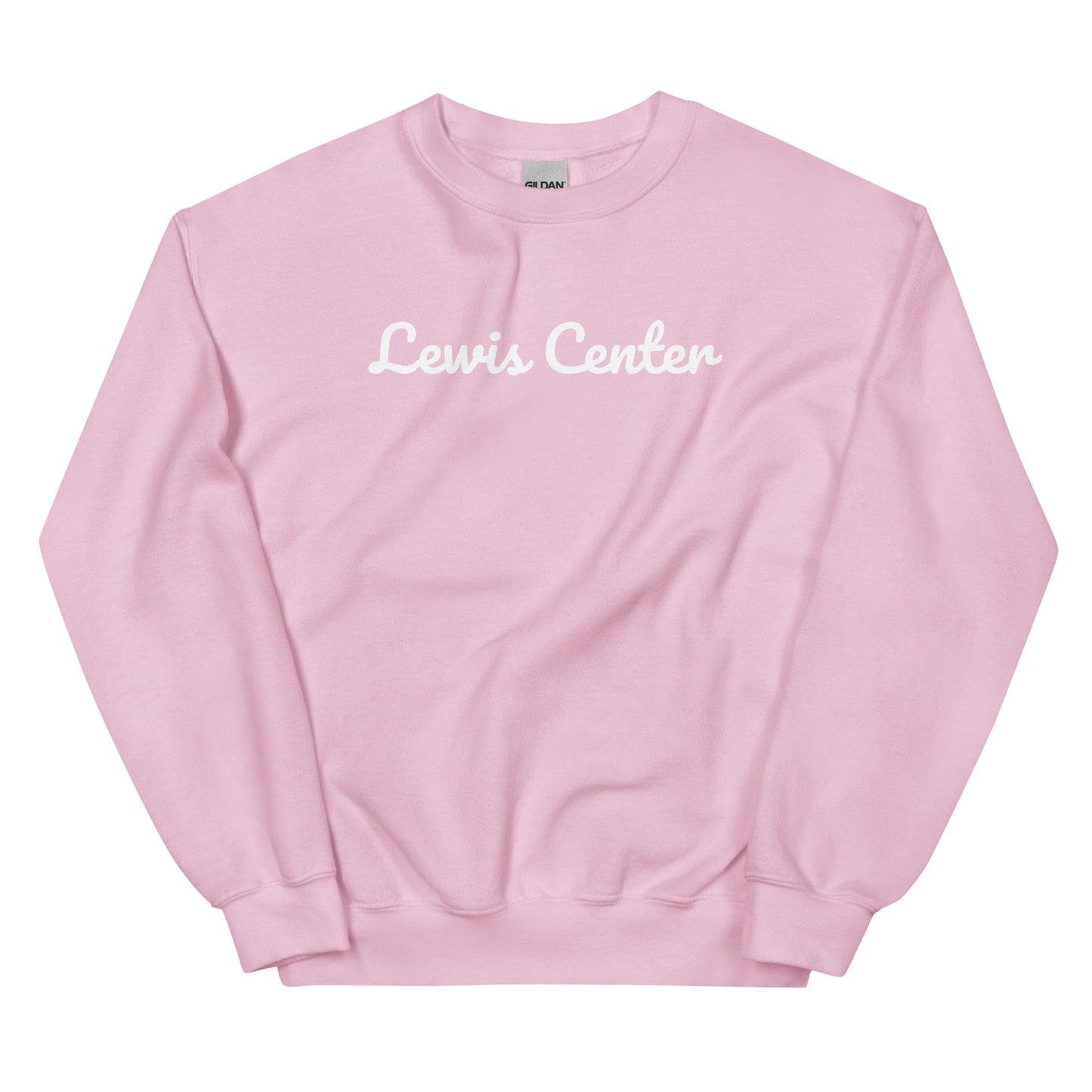 Lewis Center Ohio Solo Script Crewneck Unisex Sweatshirt