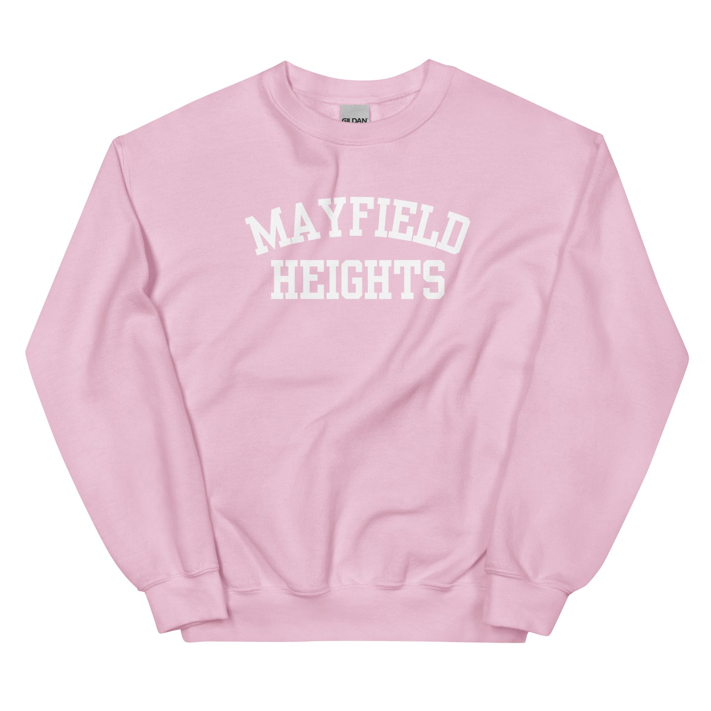 Mayfield Heights Ohio Block Solo Crewneck Unisex Sweatshirt