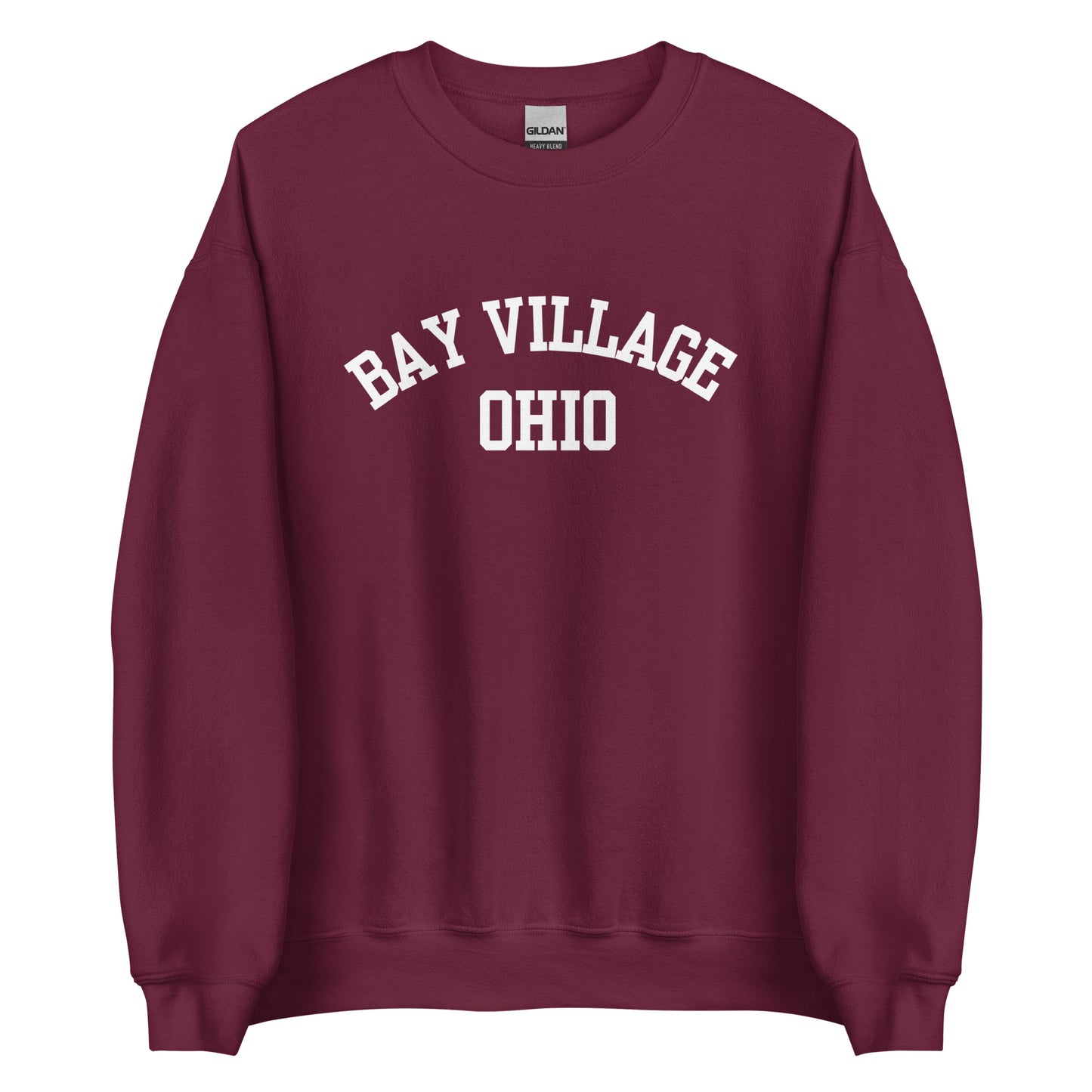 Bay Village Ohio Block Crewneck Unisex Sweatshirt