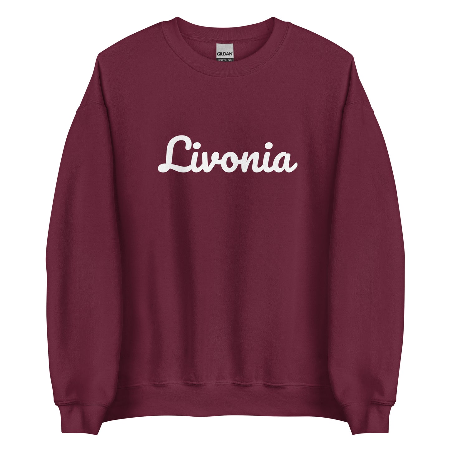 Livonia Michigan Solo Script Unisex Sweatshirt