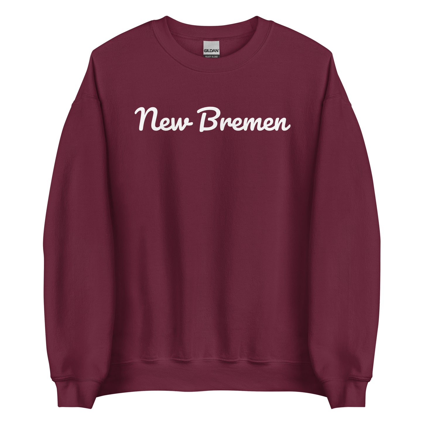 New Bremen Ohio Solo Script Crewneck Unisex Sweatshirt