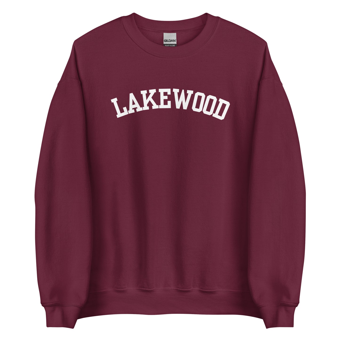 Lakewood Ohio Block Solo Crewneck Unisex Sweatshirt