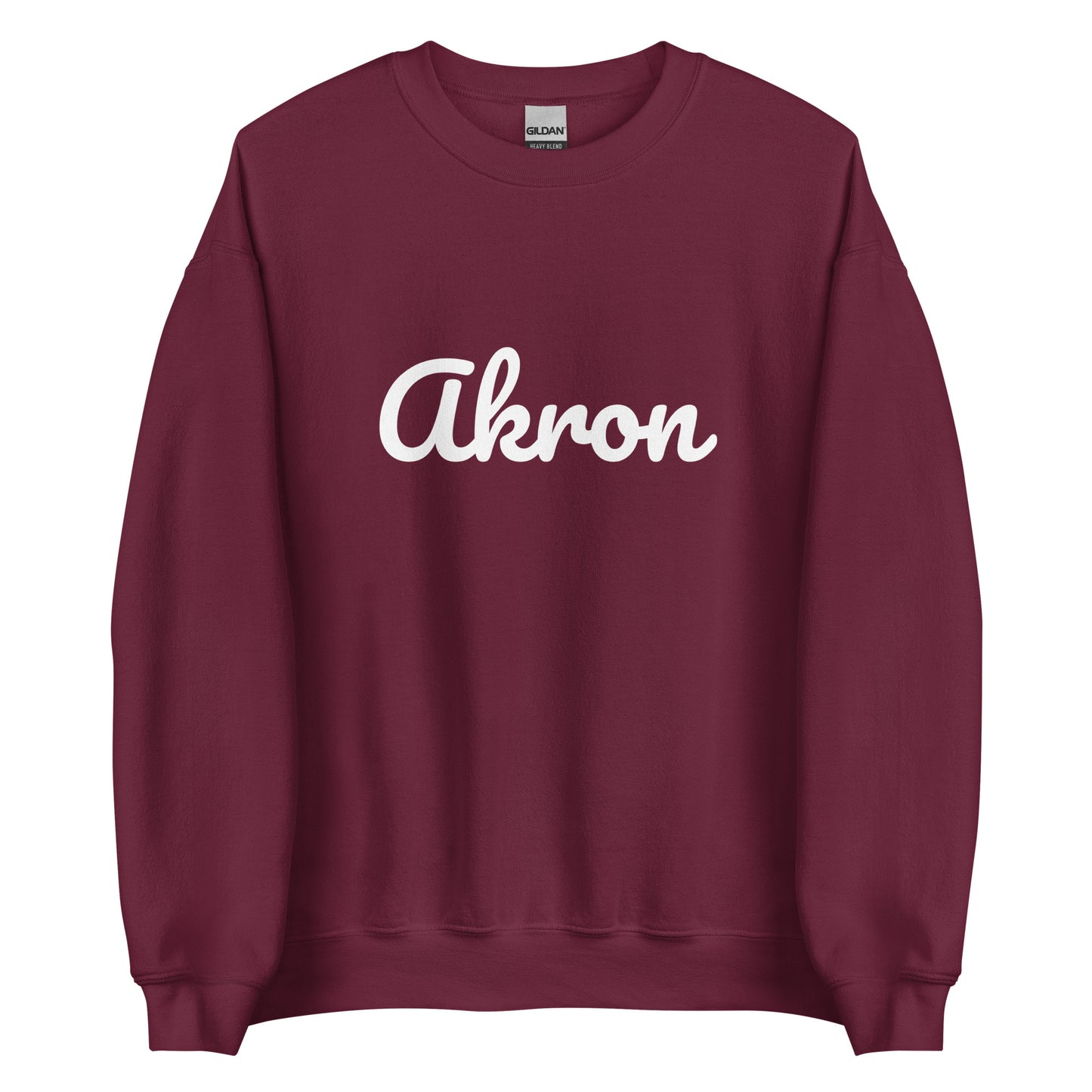 Akron Ohio Solo Script Crewneck Unisex Sweatshirt