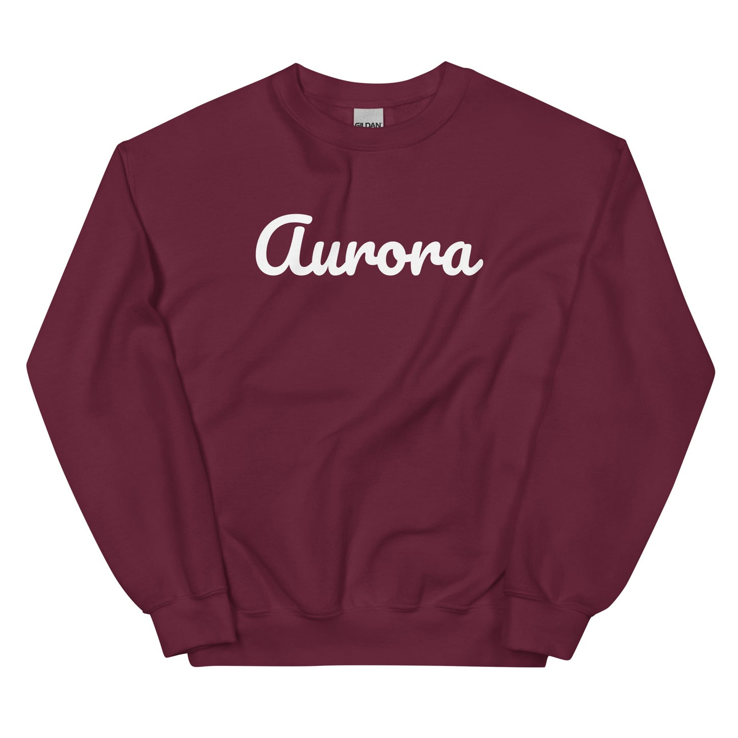 Aurora Ohio Solo Script Crewneck Unisex Sweatshirt