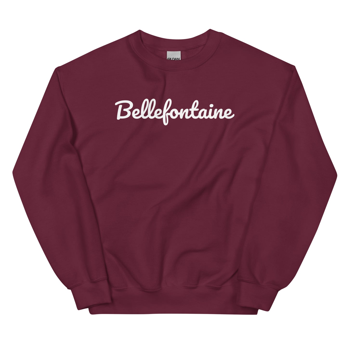Bellefontaine Ohio Solo Script Crewneck Unisex Sweatshirt