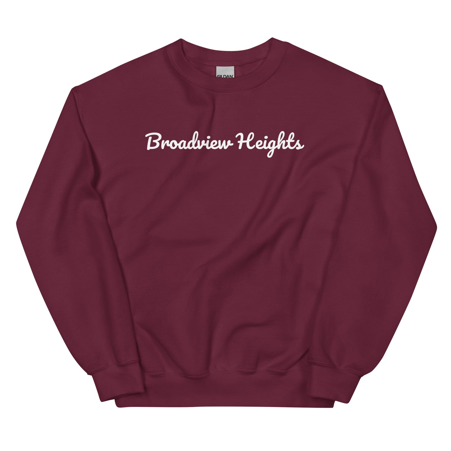 Broadview Heights Ohio Solo Script Crewneck Unisex Sweatshirt