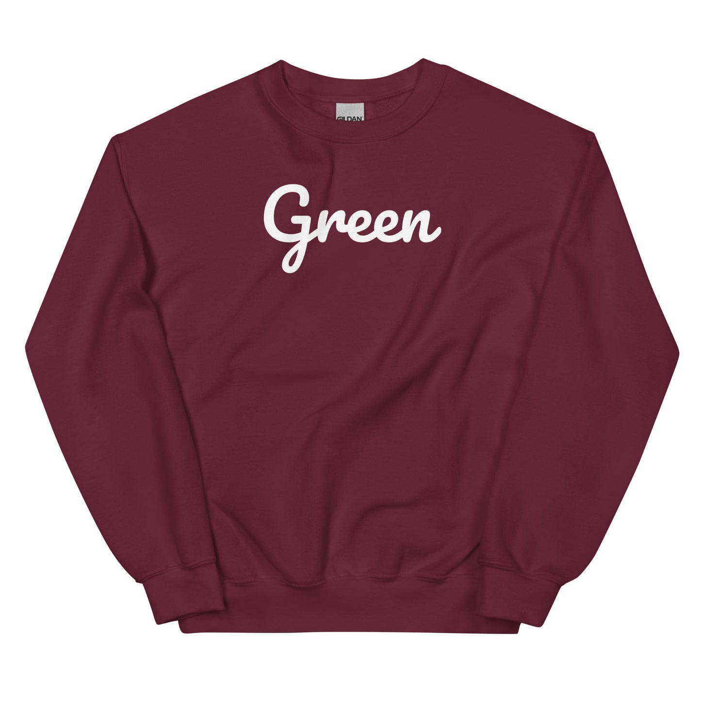 Green Ohio Solo Script Crewneck Unisex Sweatshirt