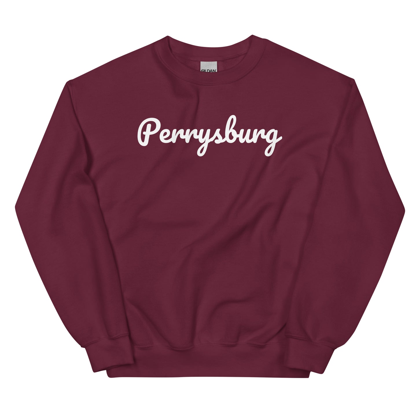 Perrysburg Ohio Solo Script Crewneck Unisex Sweatshirt