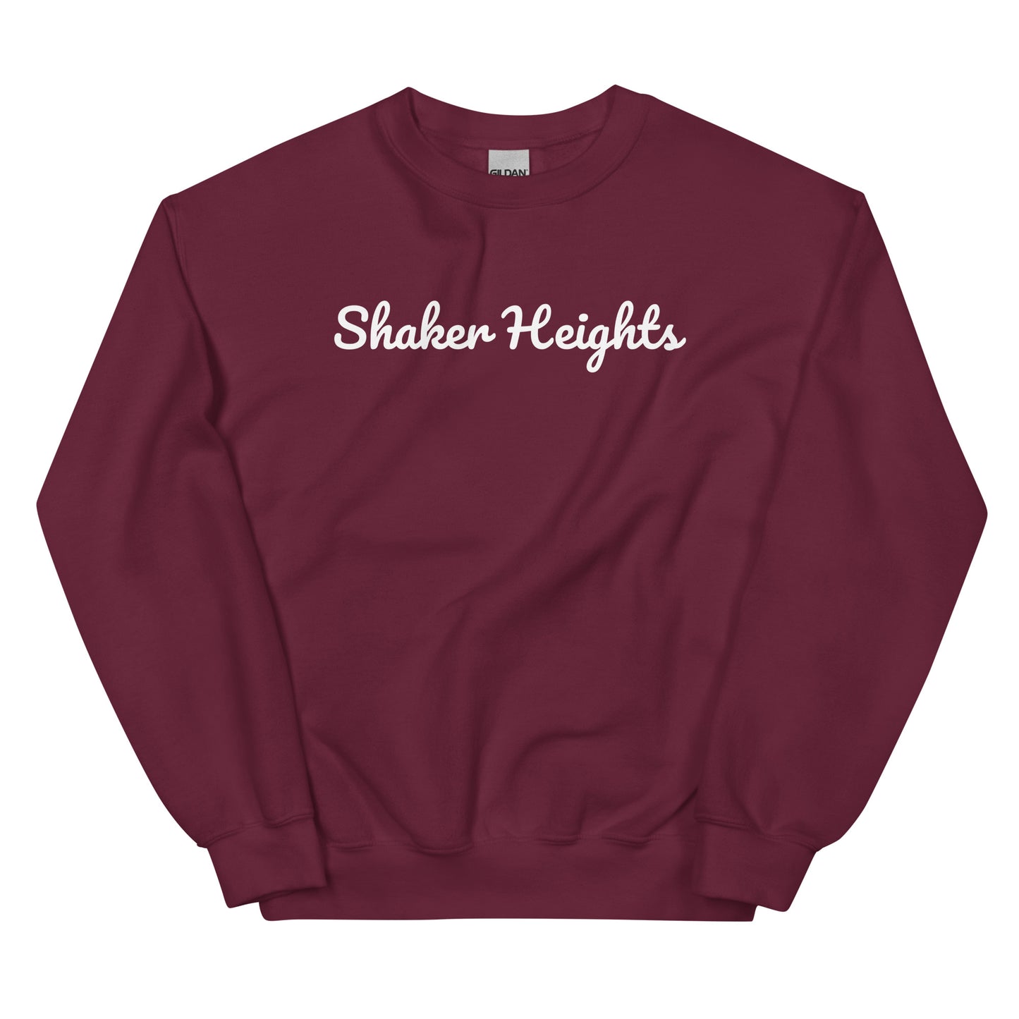 Shaker Heights Ohio Solo Script Crewneck Unisex Sweatshirt