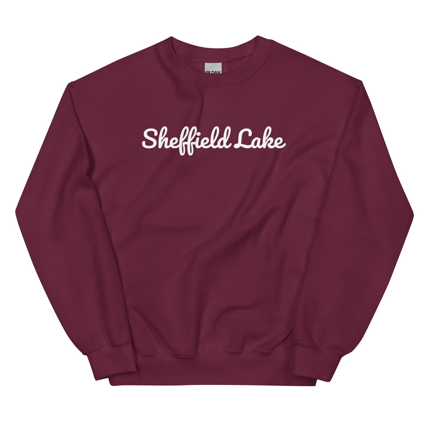 Sheffield Lake Ohio Solo Script Crewneck Unisex Sweatshirt