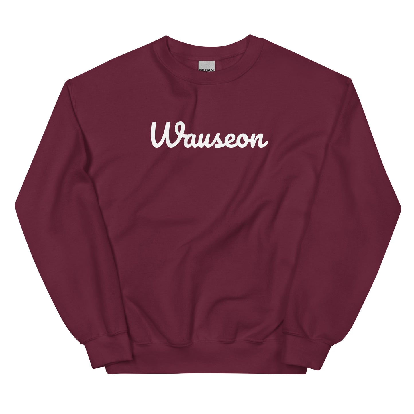 Wauseon Ohio Solo Script Crewneck Unisex Sweatshirt