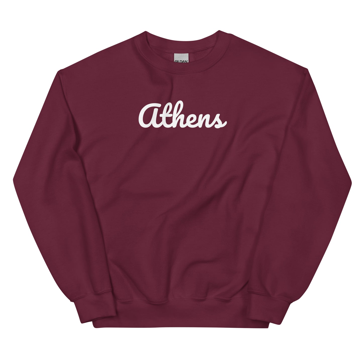 Athens Ohio Solo Script Crewneck Unisex Sweatshirt