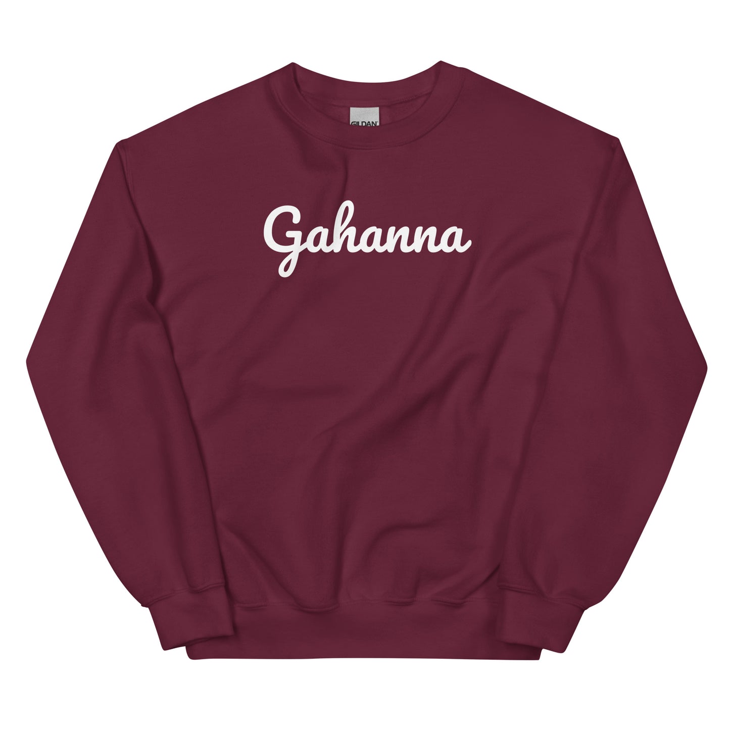 Gahanna Ohio Solo Script Crewneck Unisex Sweatshirt
