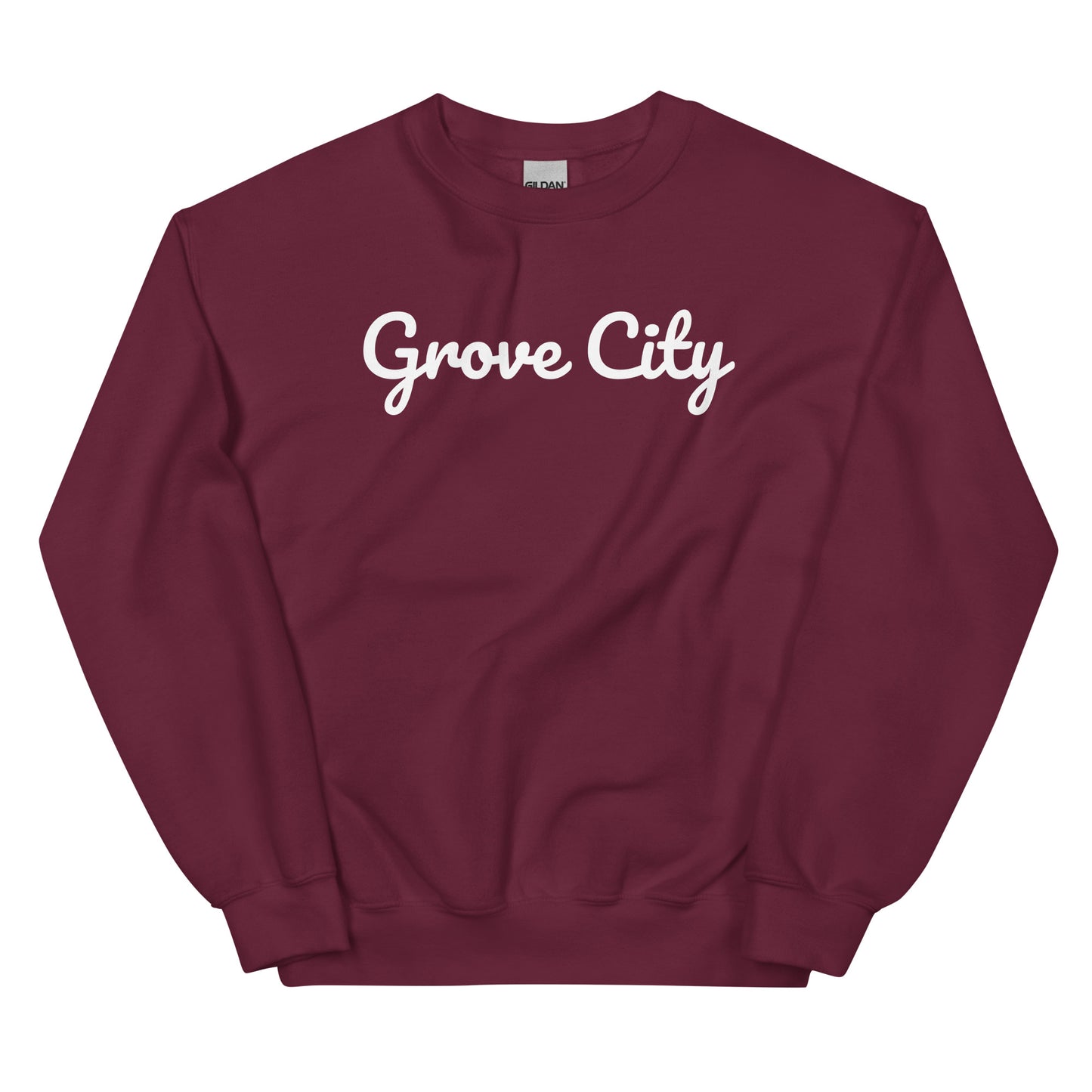 Grove City Ohio Solo Script Crewneck Unisex Sweatshirt