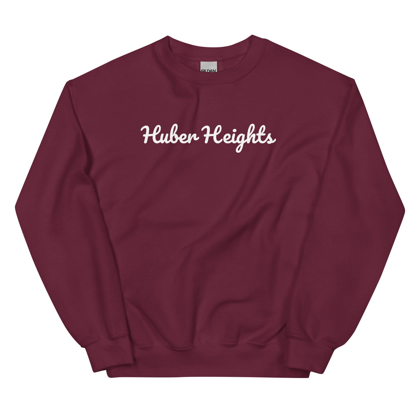 Huber Heights Ohio Solo Script Crewneck Unisex Sweatshirt