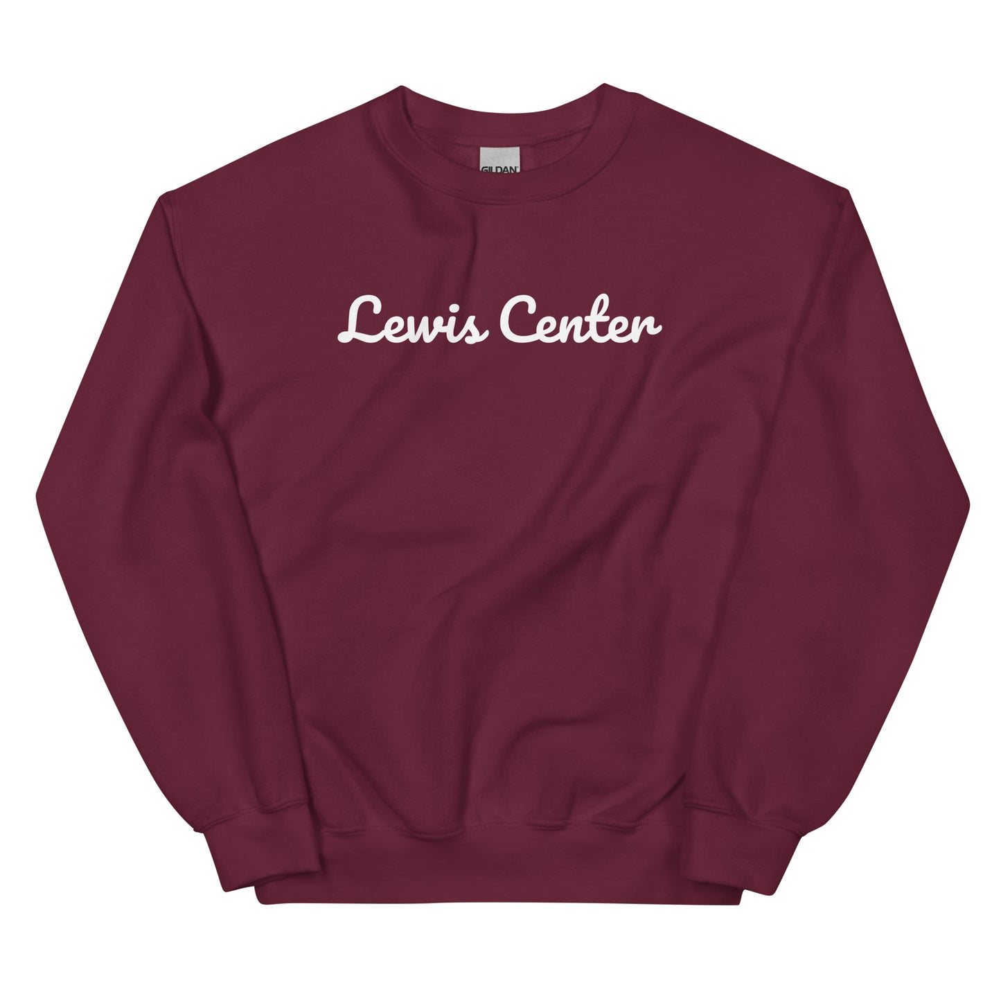 Lewis Center Ohio Solo Script Crewneck Unisex Sweatshirt