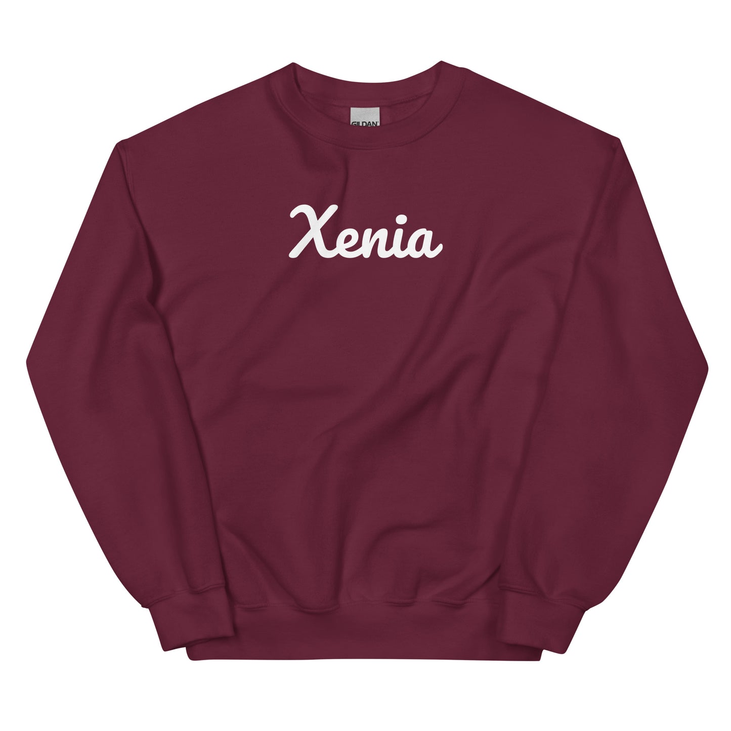 Xenia Ohio Solo Script Crewneck Unisex Sweatshirt