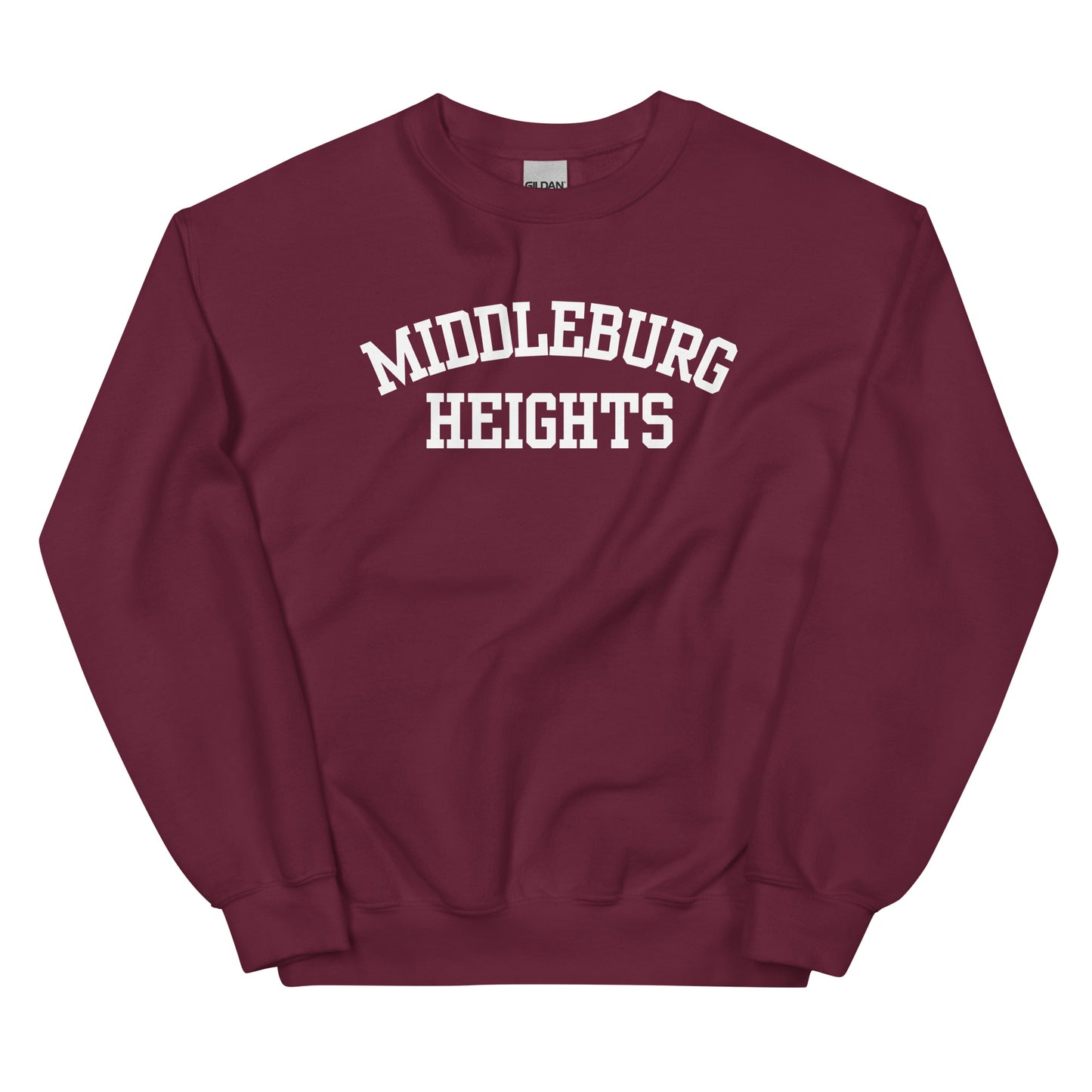 Middleburg Heights Ohio Block Solo Crewneck Unisex Sweatshirt