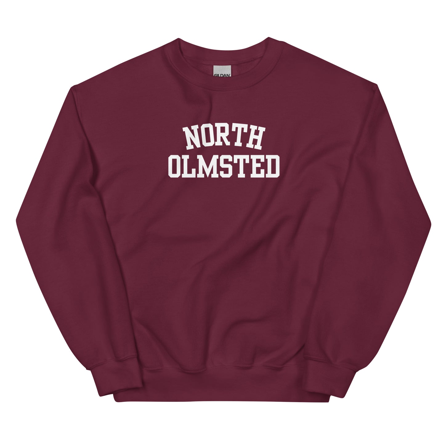 North Olmsted Ohio Block Solo Crewneck Unisex Sweatshirt