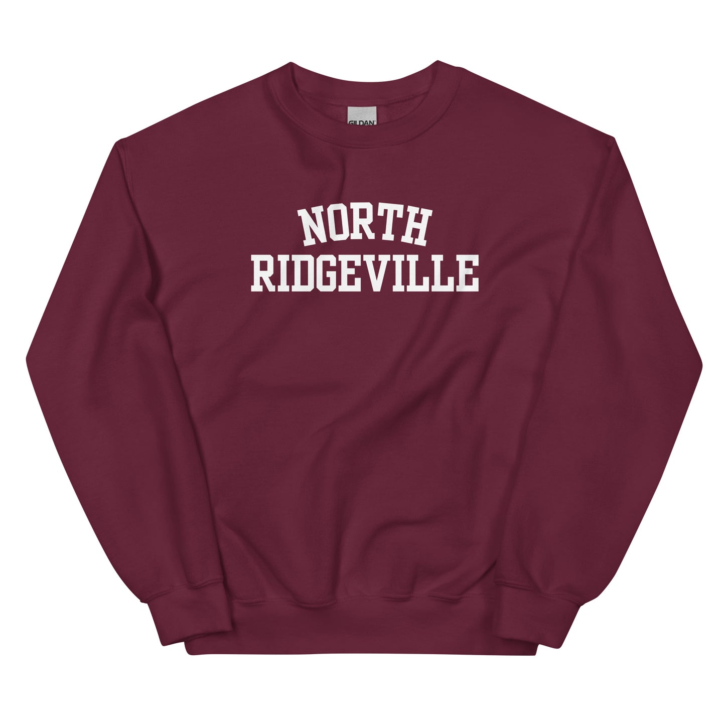 North Ridgeville Ohio Block Solo Crewneck Unisex Sweatshirt