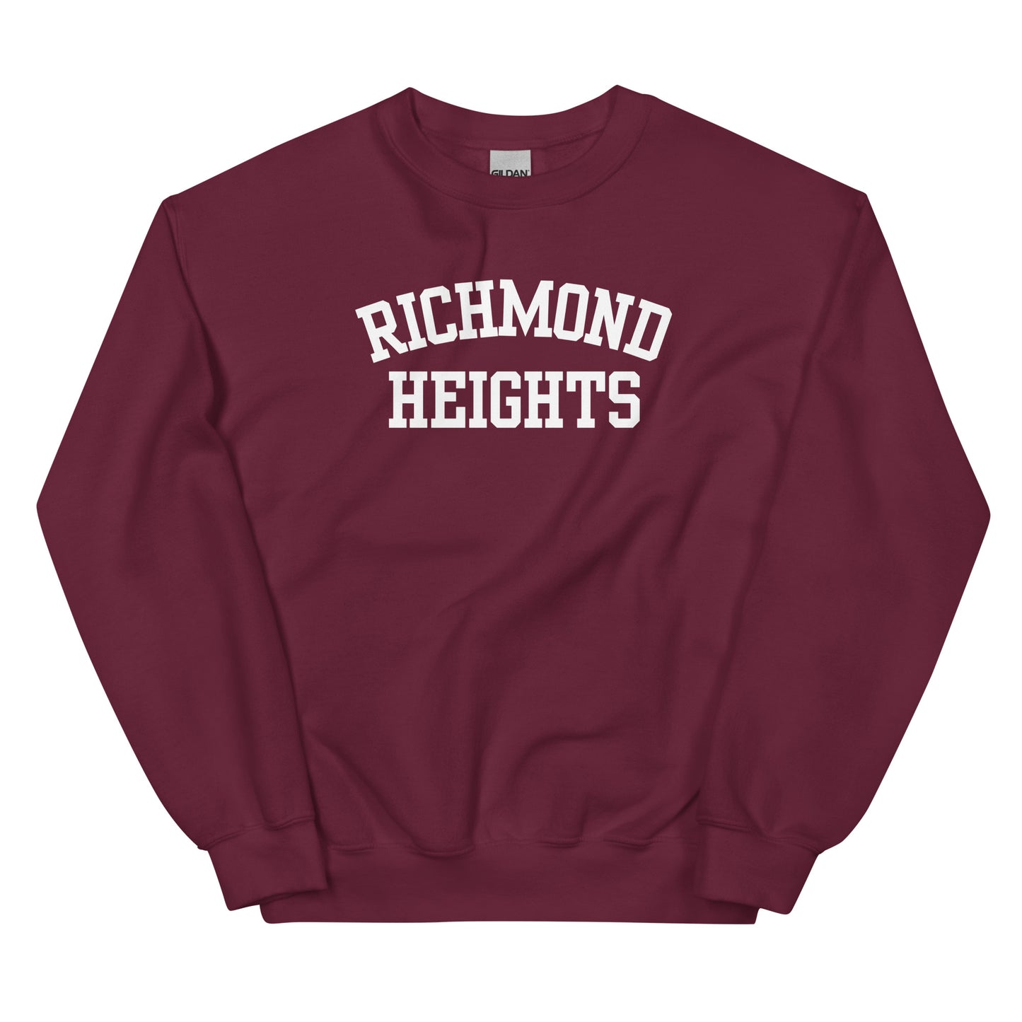 Richmond Heights Ohio Block Solo Crewneck Unisex Sweatshirt