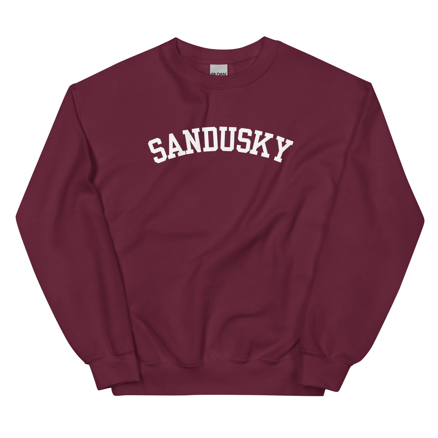Sandusky Ohio Block Solo Crewneck Unisex Sweatshirt
