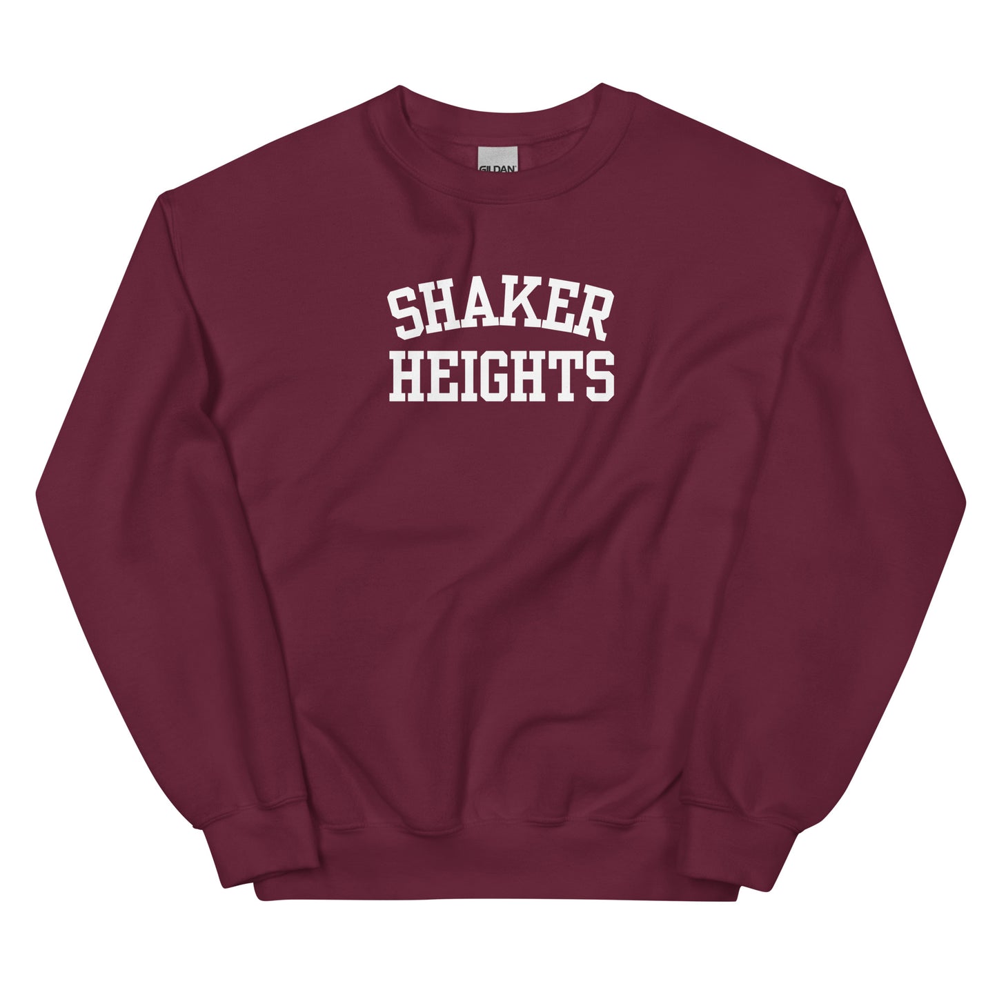 Shaker Heights Ohio Block Solo Crewneck Unisex Sweatshirt
