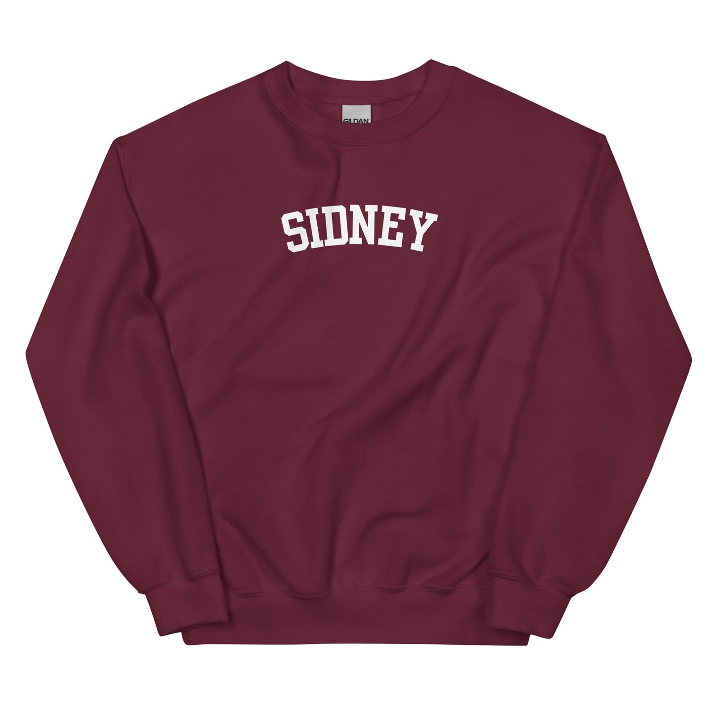 Sidney Ohio Block Solo Crewneck Unisex Sweatshirt