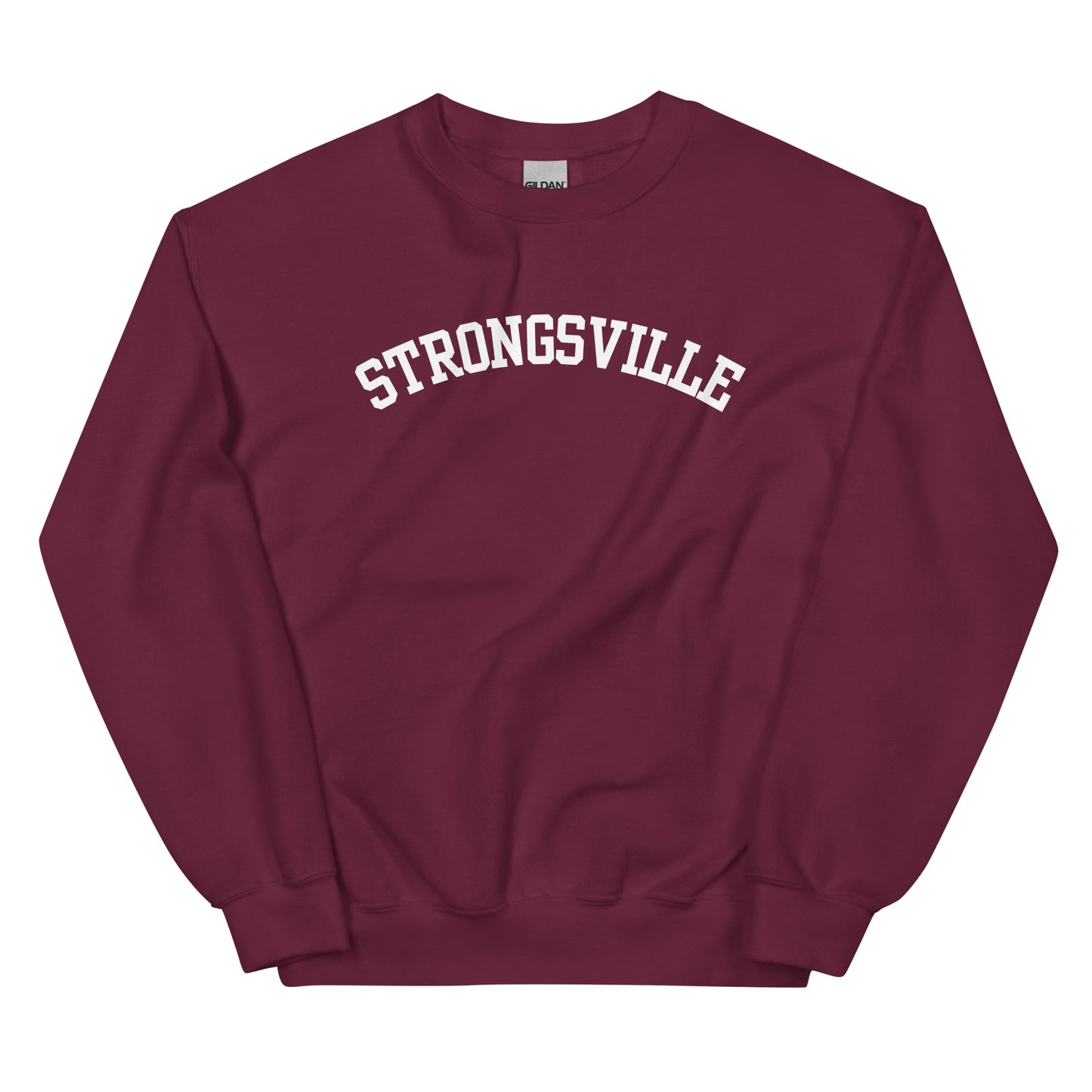 Strongsville Ohio Block Solo Crewneck Unisex Sweatshirt