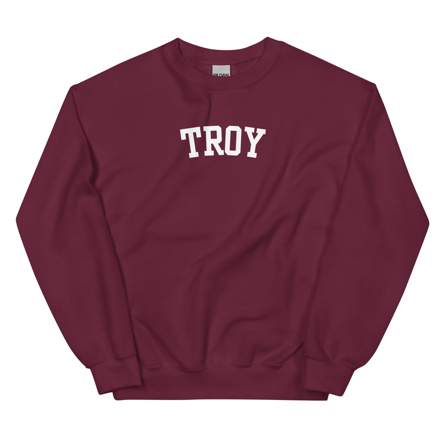 Troy Ohio Block Solo Crewneck Unisex Sweatshirt