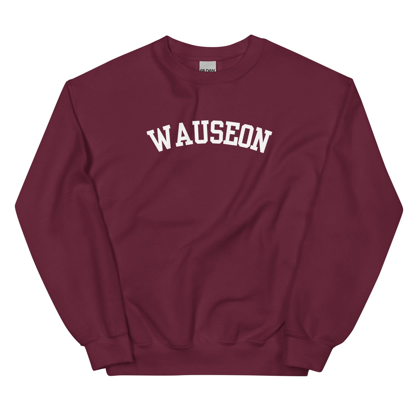 Wauseon Ohio Block Solo Crewneck Unisex Sweatshirt