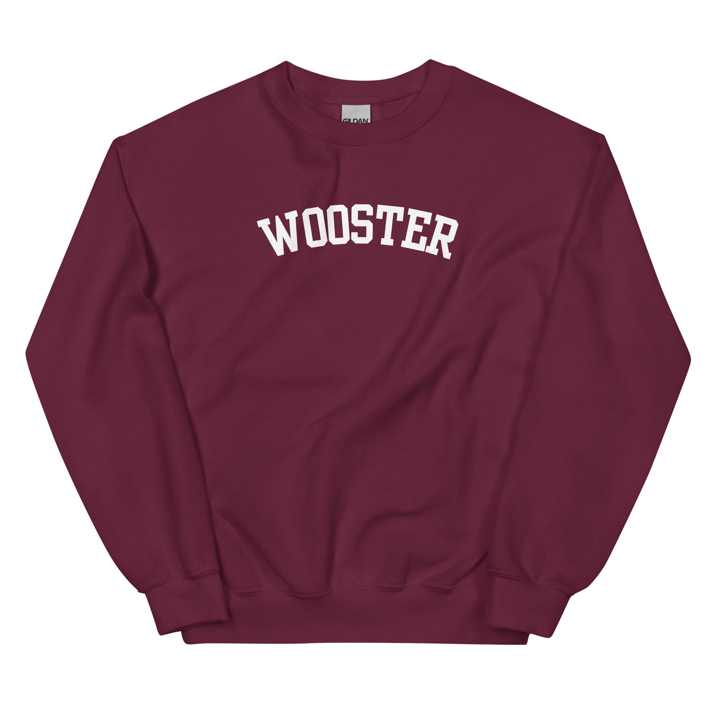 Wooster Ohio Block Solo Crewneck Unisex Sweatshirt