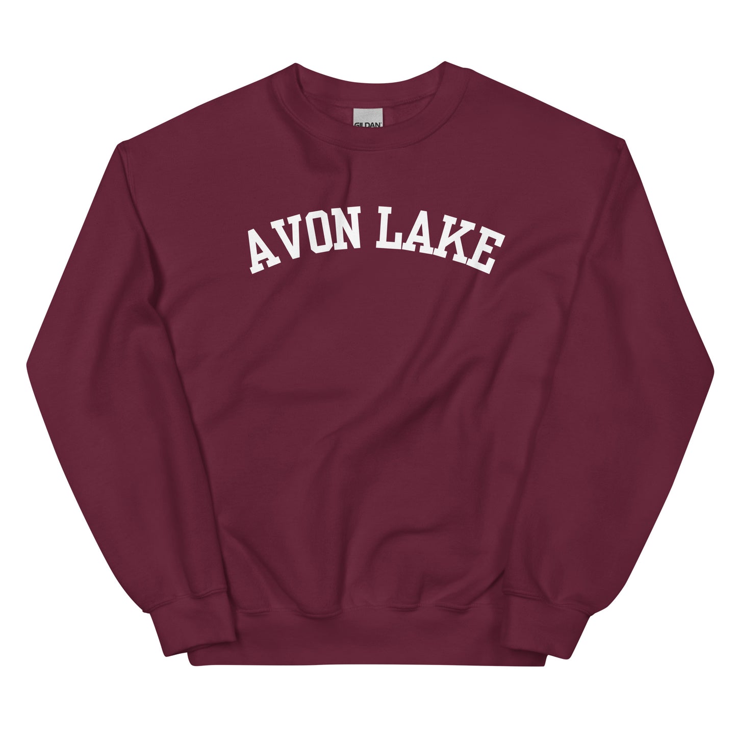 Avon Lake Ohio Block Solo Crewneck Unisex Sweatshirt