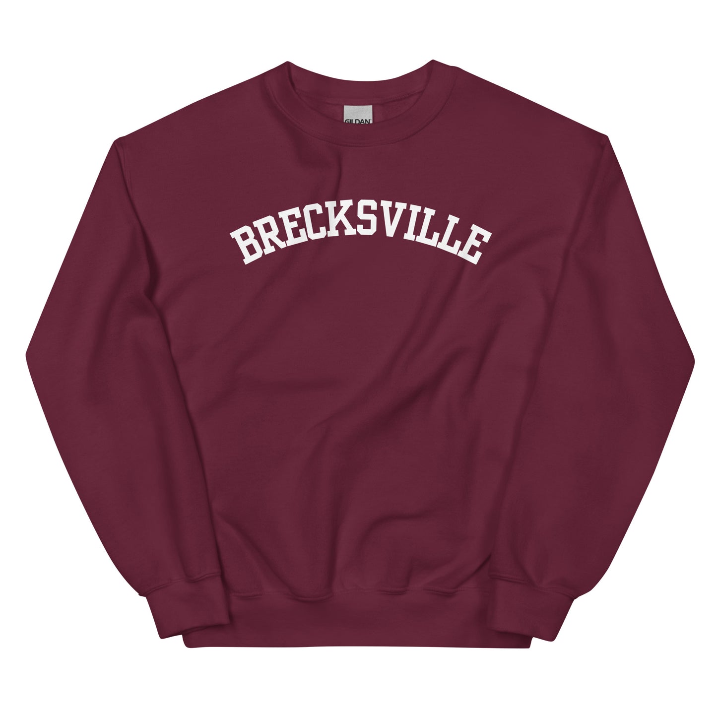 Brecksville Ohio Block Solo Crewneck Unisex Sweatshirt