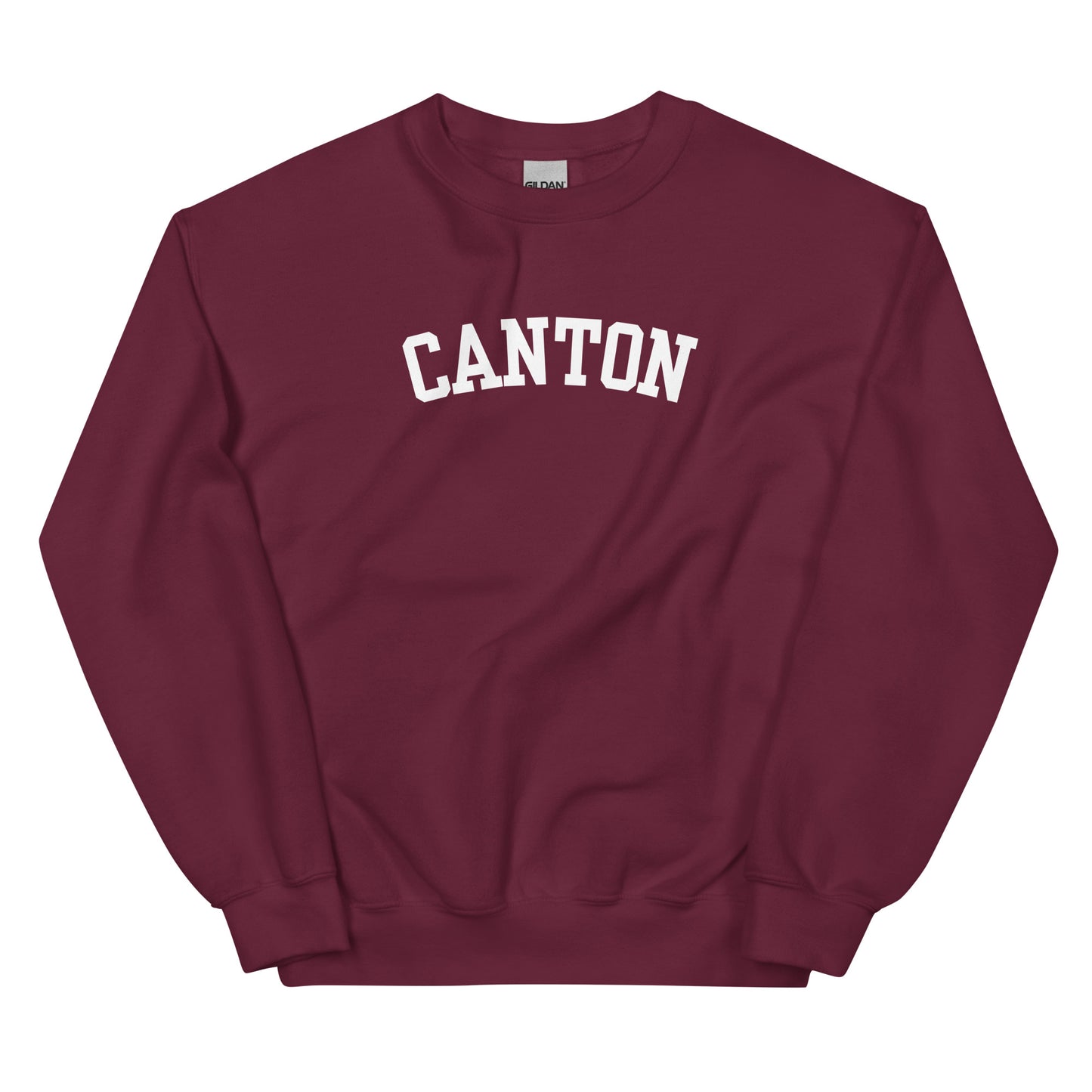 Canton Ohio Block Solo Crewneck Unisex Sweatshirt