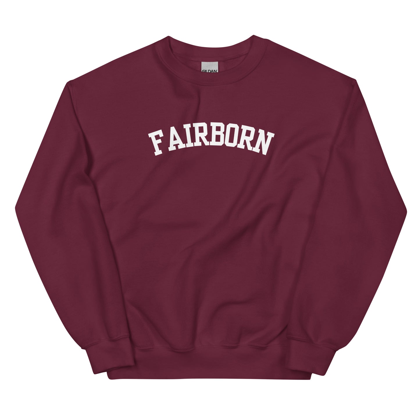 Fairborn Ohio Block Solo Crewneck Unisex Sweatshirt