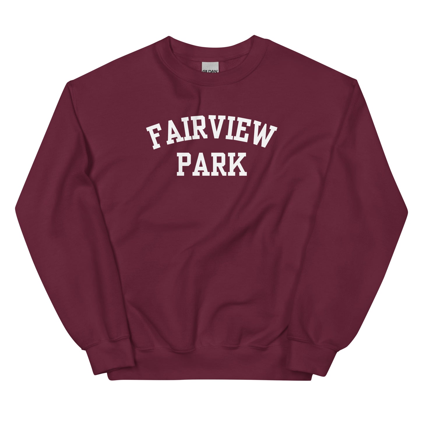 Fairview Park Ohio Block Solo Crewneck Unisex Sweatshirt