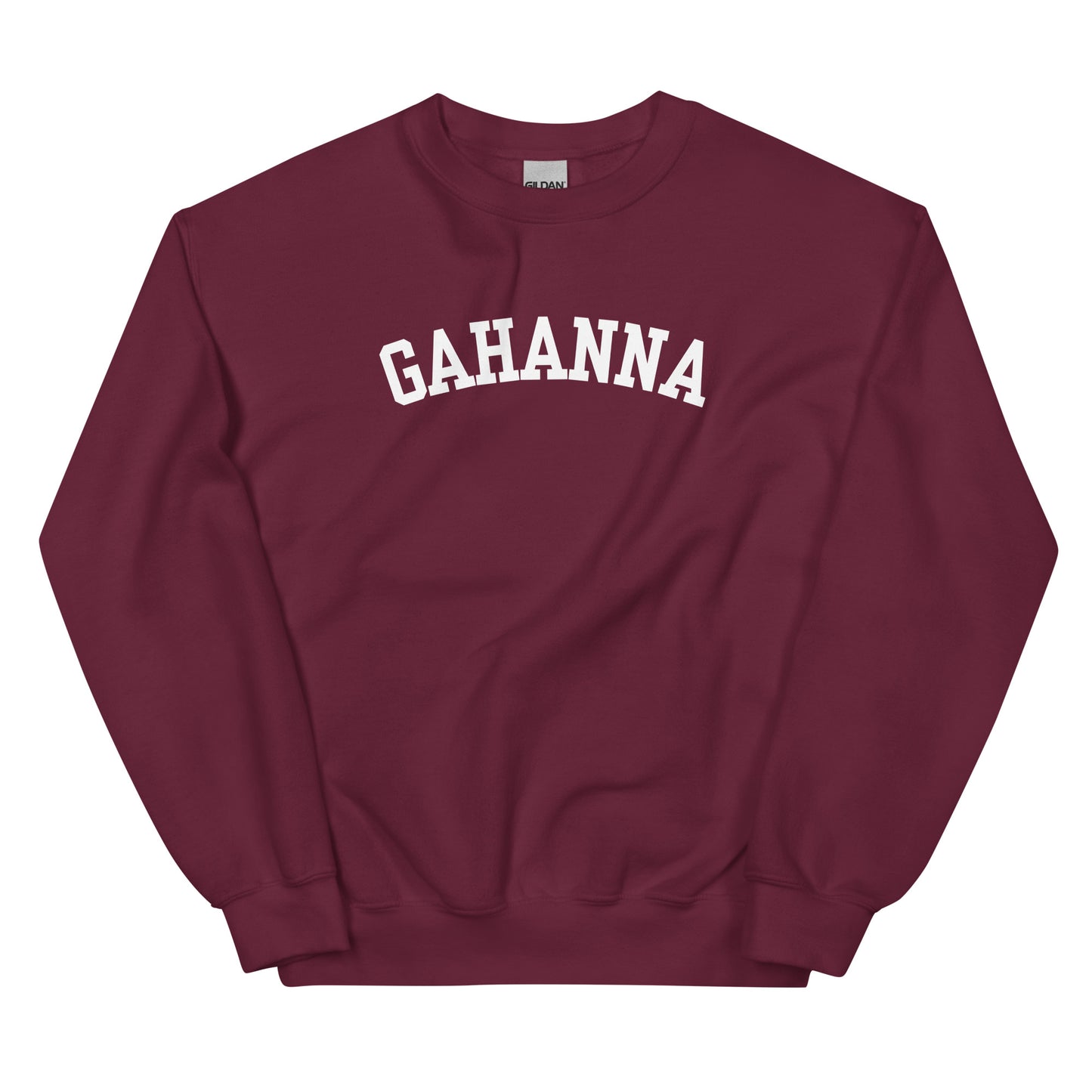 Gahanna Ohio Block Solo Crewneck Unisex Sweatshirt