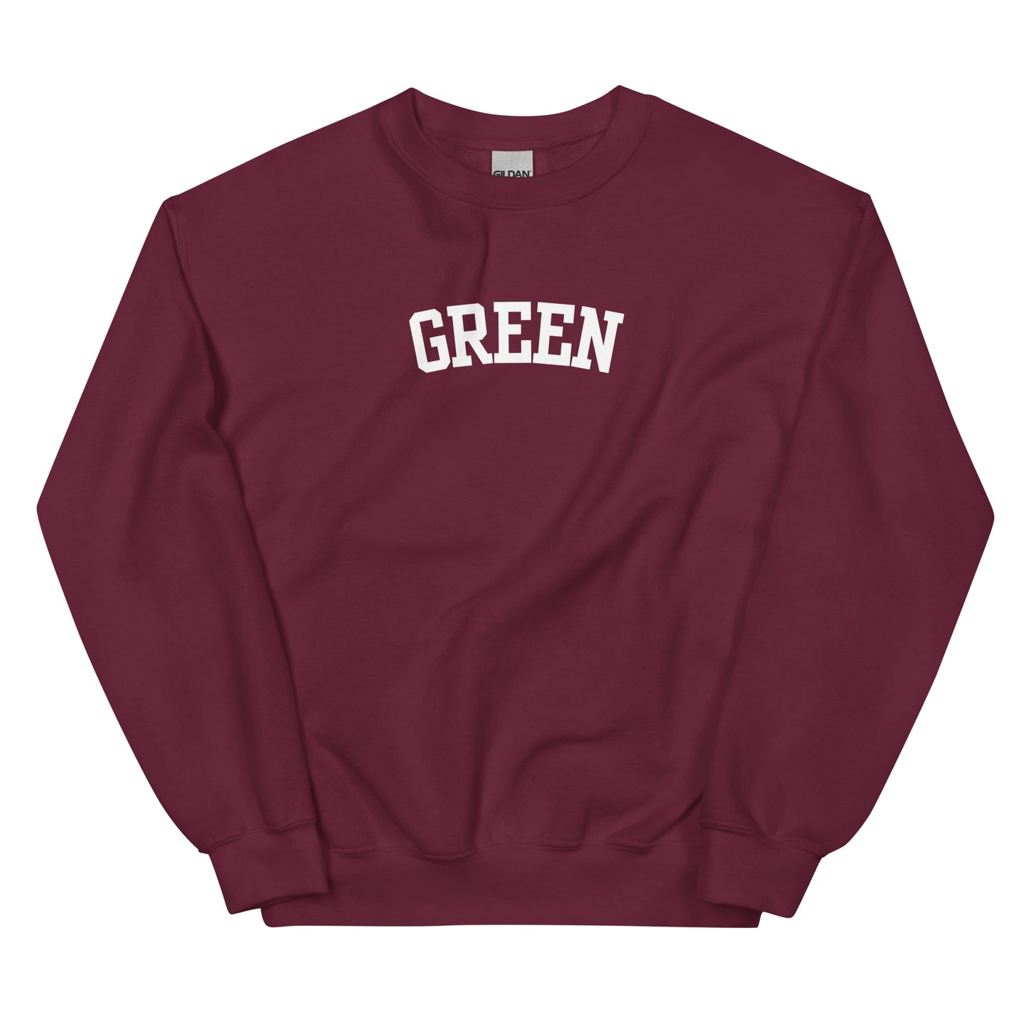 Green Ohio Block Solo Crewneck Unisex Sweatshirt