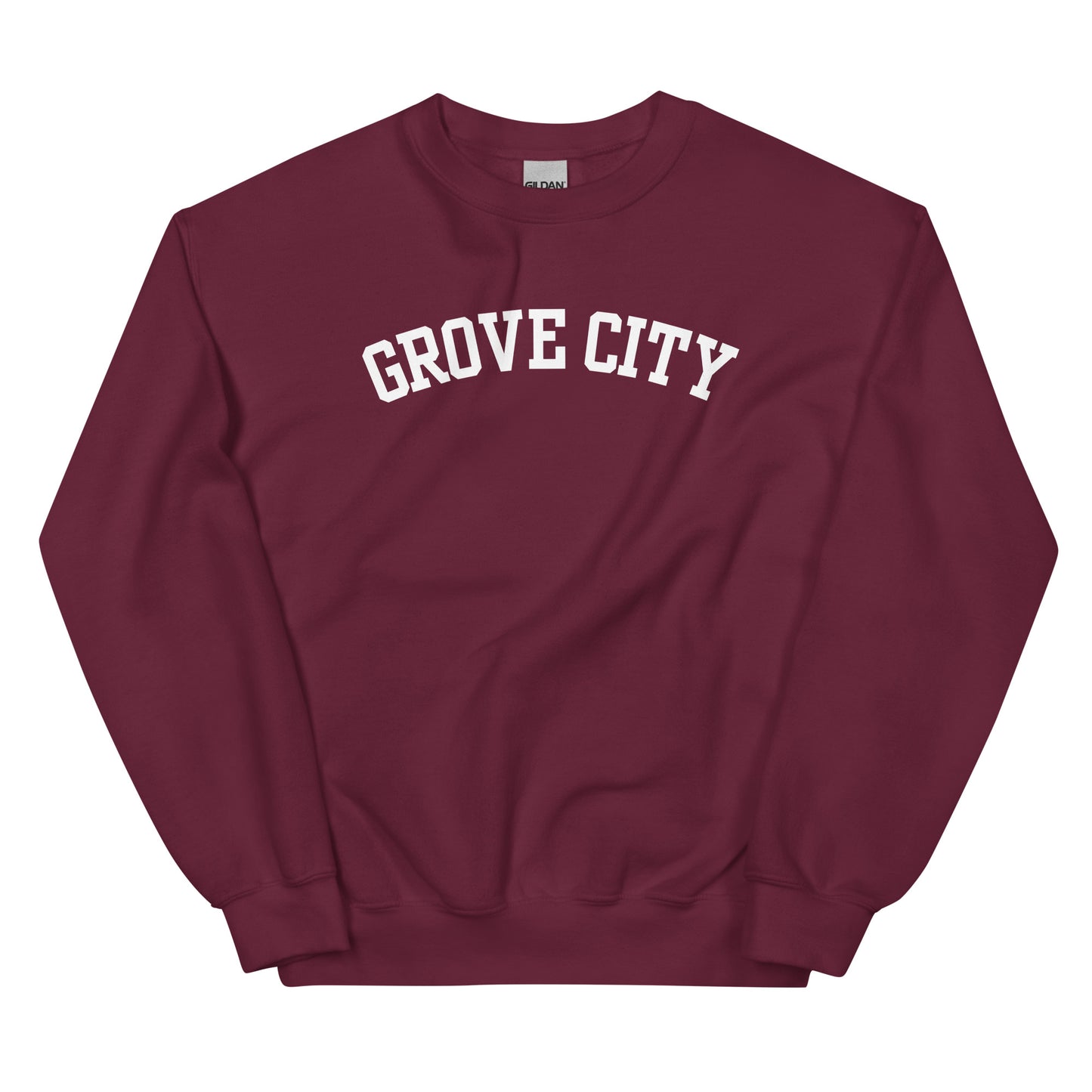 Grove City Ohio Block Solo Crewneck Unisex Sweatshirt